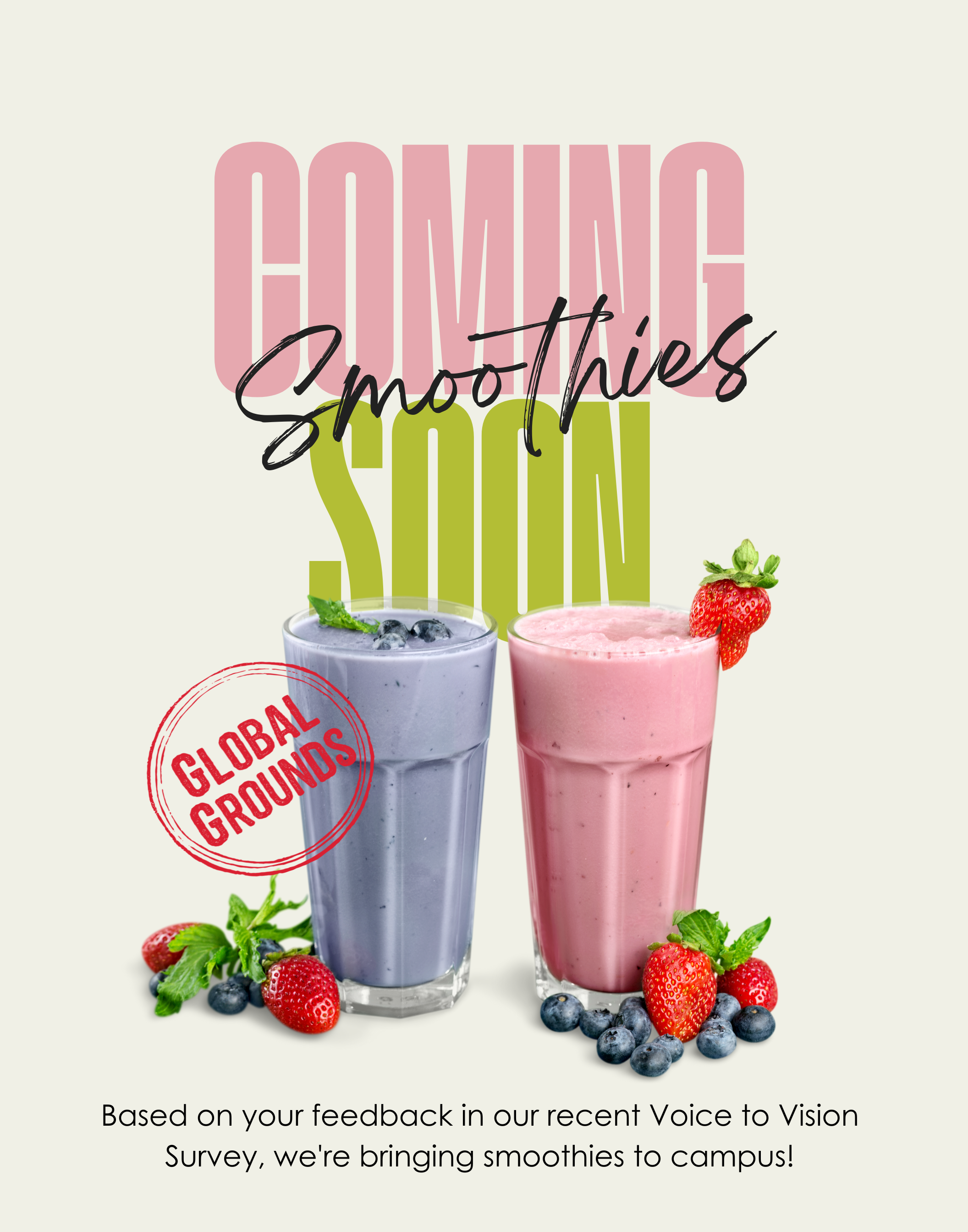 Smoothies Coming Soon Poster